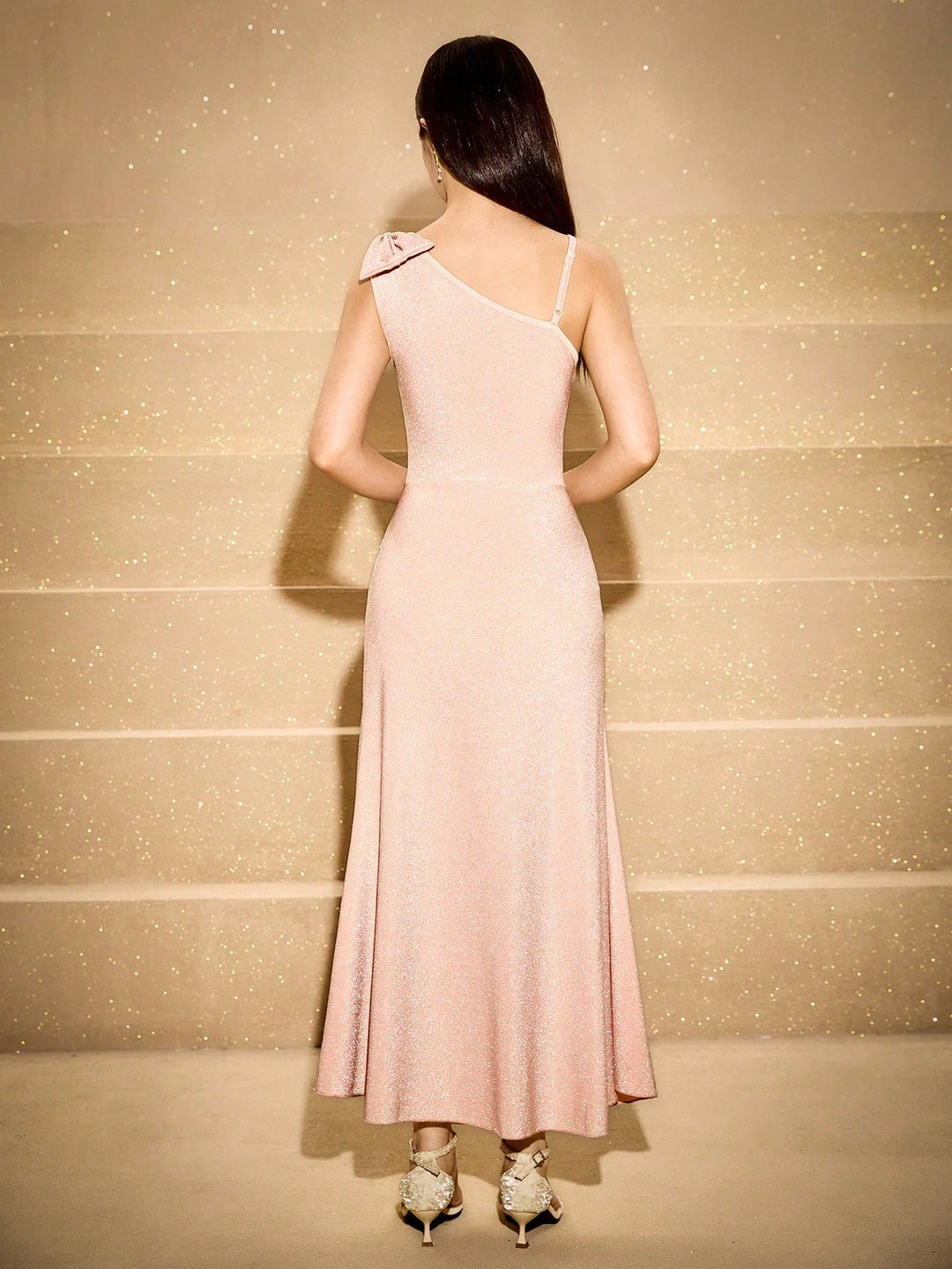 Rochie maxi SHEIN, bej