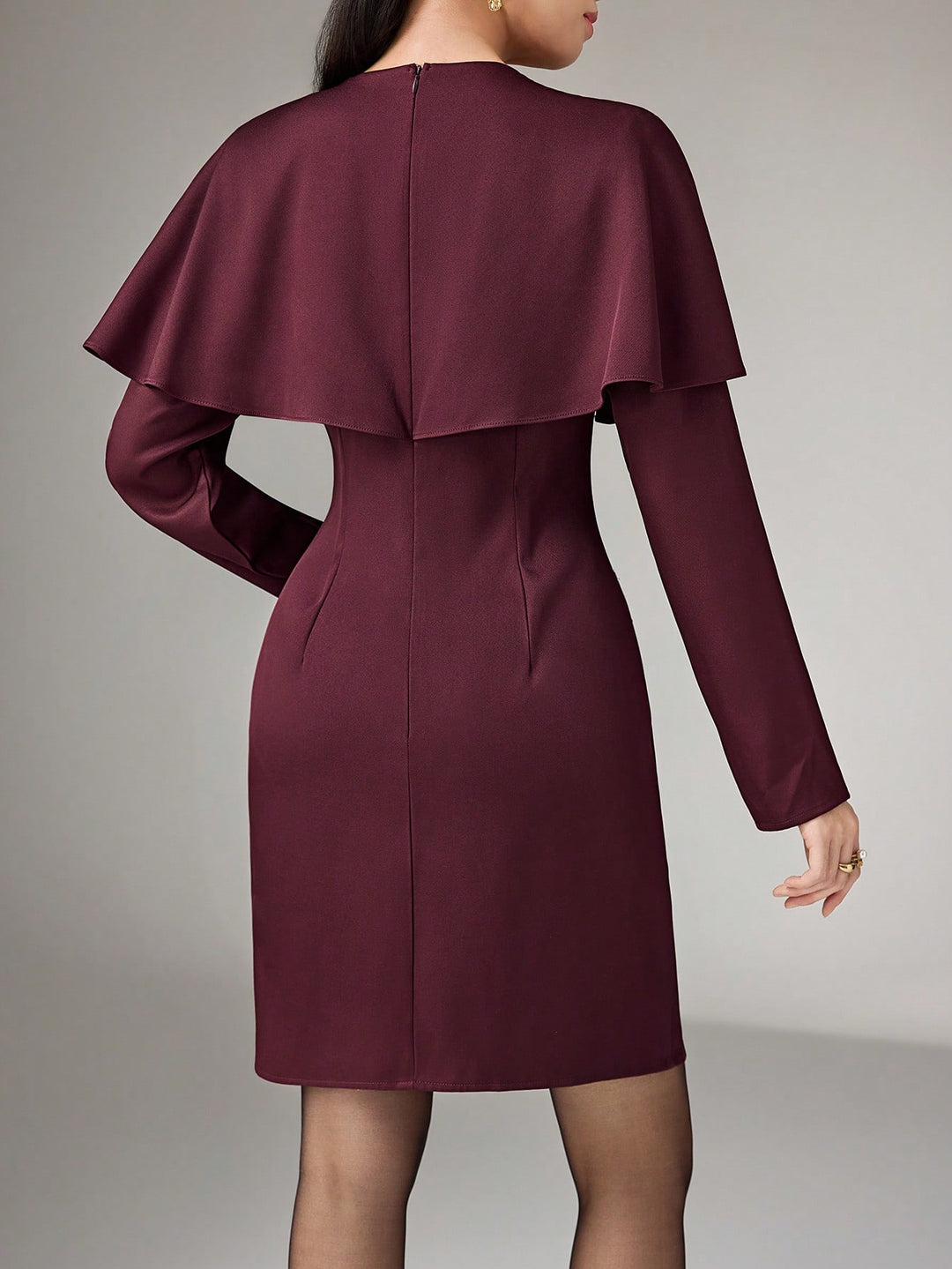 Rochie scurtă SHEIN, vișiniu