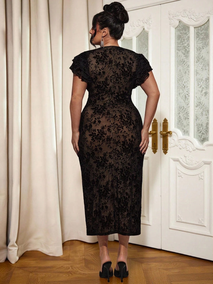 Rochie maxi SHEIN, negru