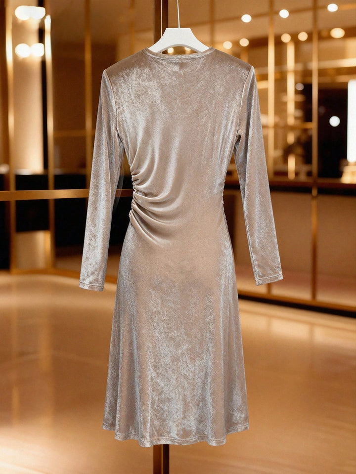 Rochie midi SHEIN, portocaliu