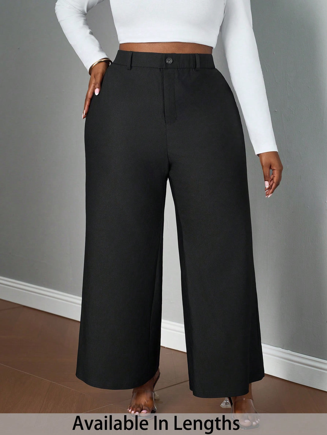 Pantaloni SHEIN, negru