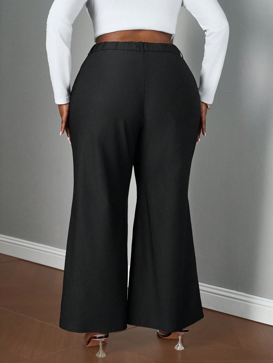 Pantaloni SHEIN, negru