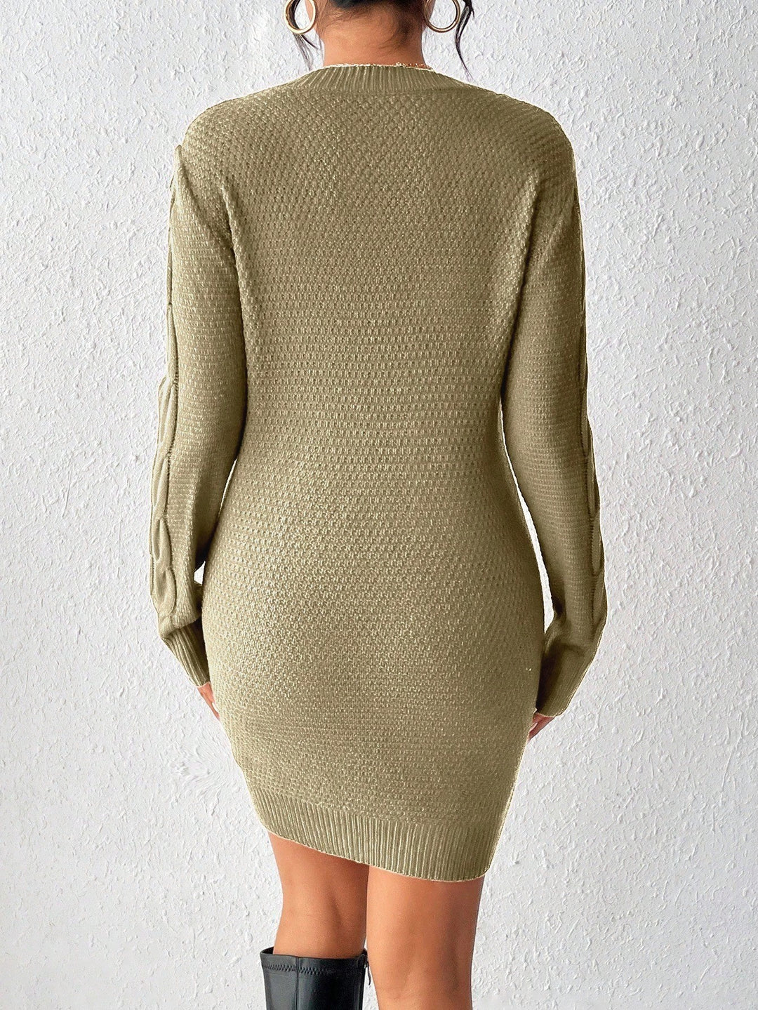 Rochie SHEIN, kaki