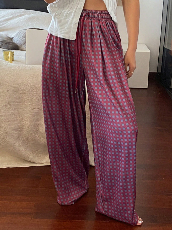 Pantaloni SHEIN, vișiniu