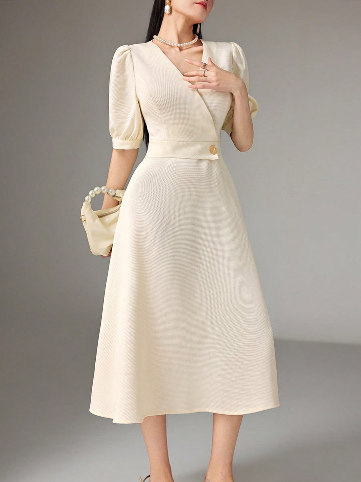 Rochie midi SHEIN, alb
