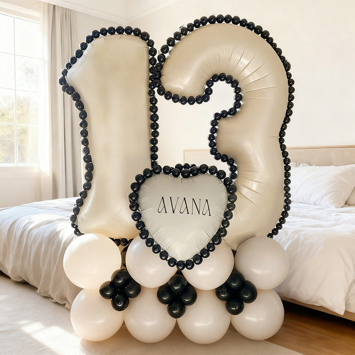 Balon decorativ SHEIN, crem