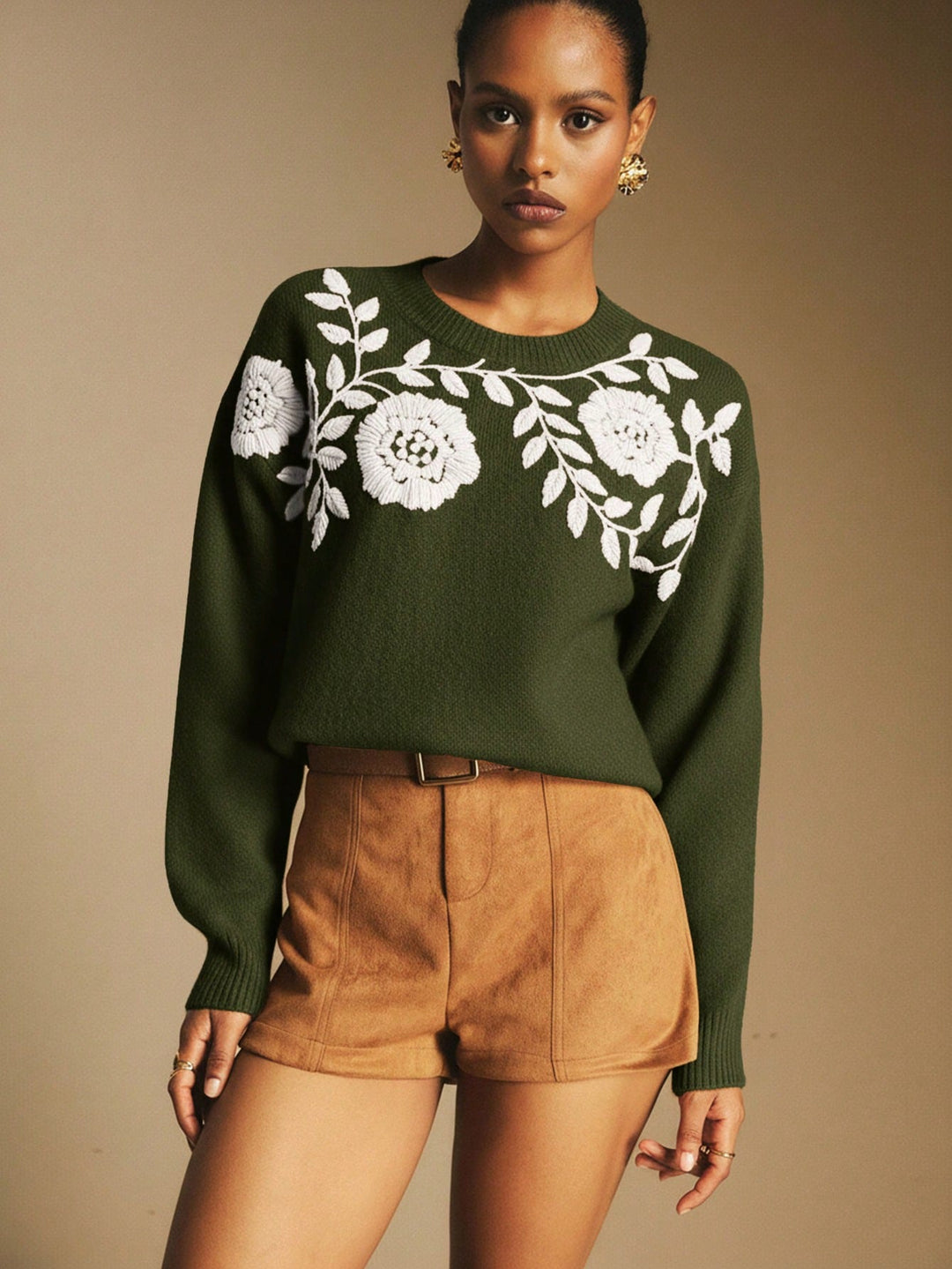 Pulover SHEIN, verde
