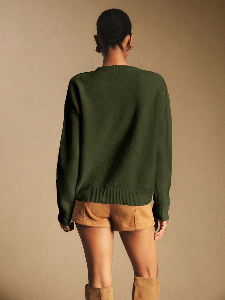 Pulover SHEIN, verde