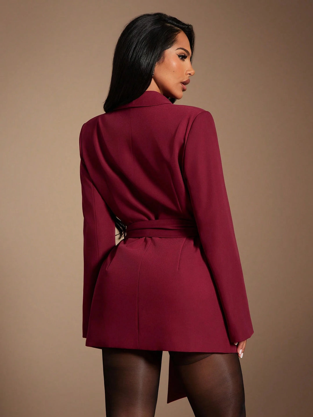 Rochie tip sacou SHEIN, vișiniu