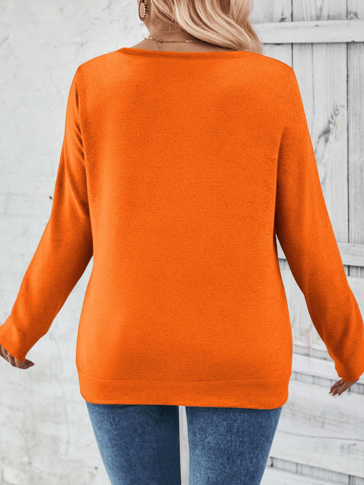 Tricou SHEIN, portocaliu