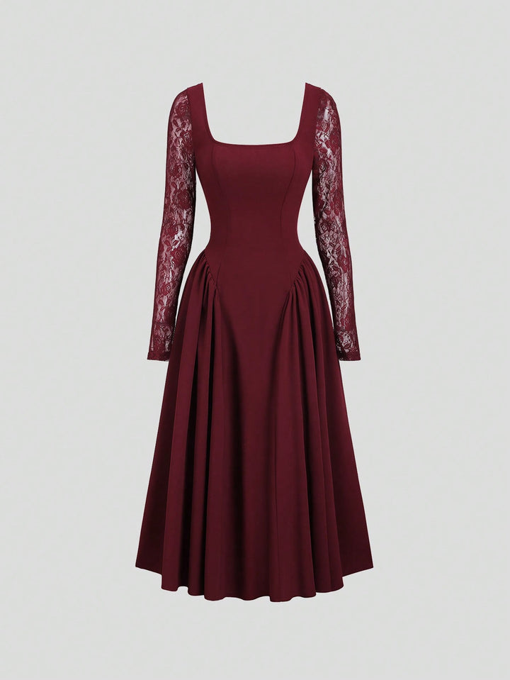 Rochie maxi SHEIN, vișiniu