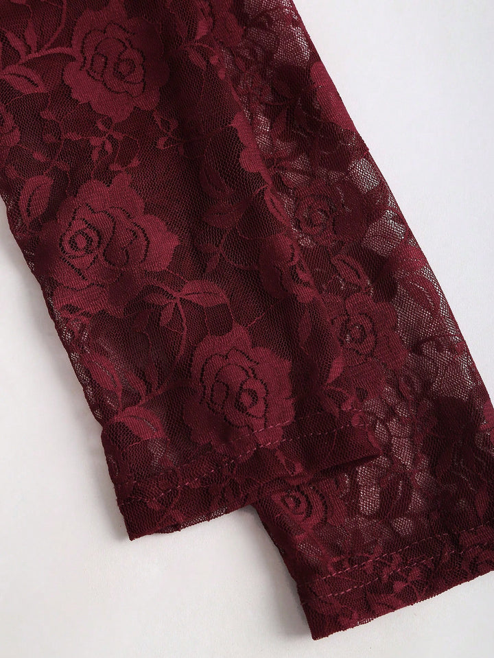 Rochie maxi SHEIN, vișiniu