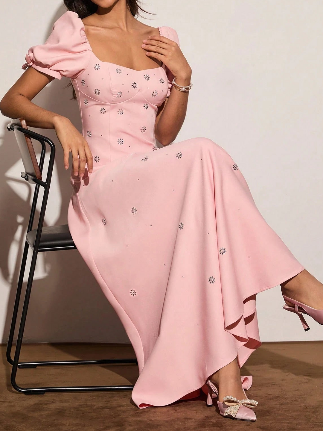 Rochie maxi Shein, roz