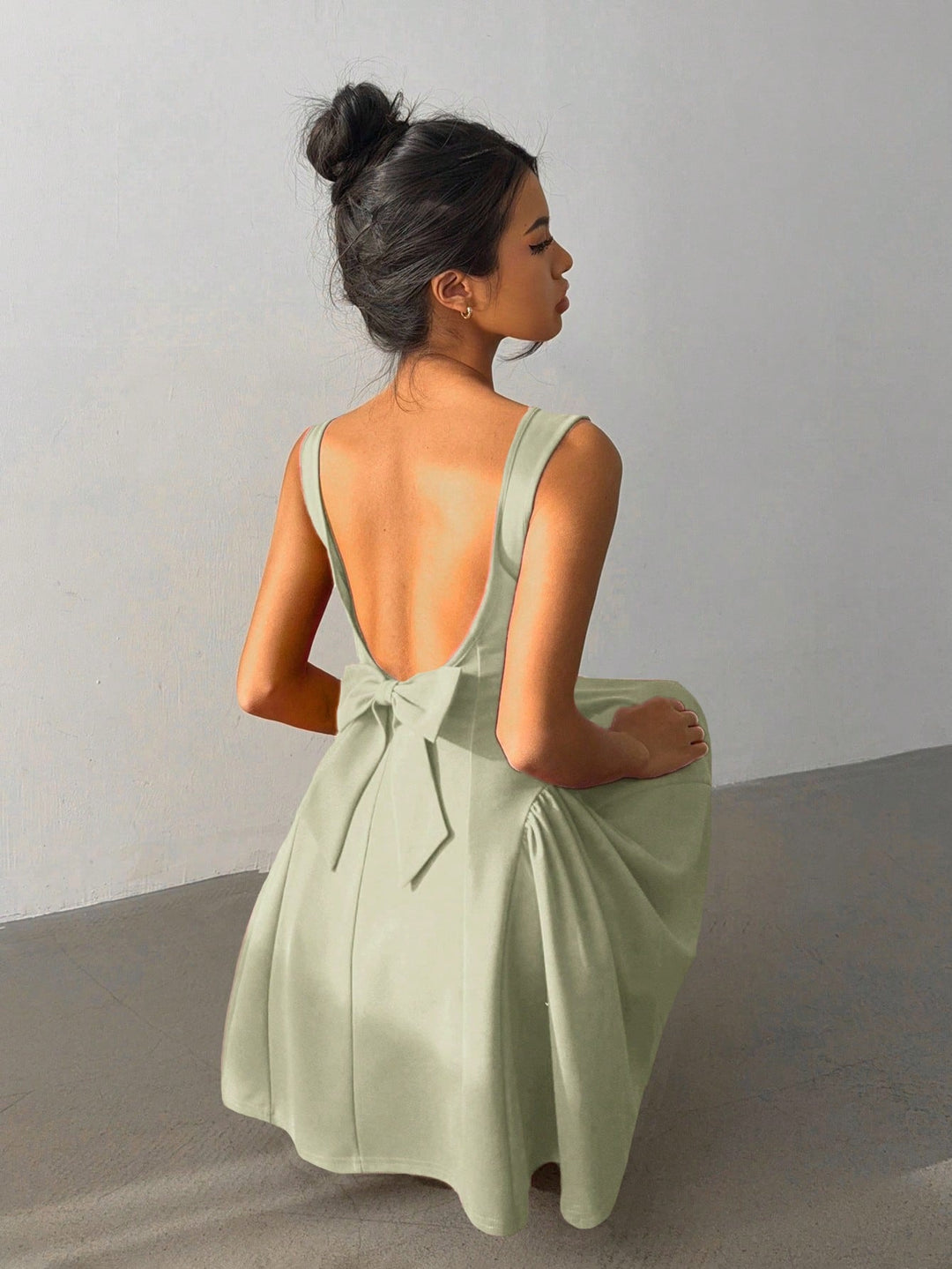 Rochie mini SHEIN, verde