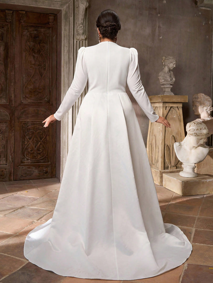 Rochie de mireasă SHEIN, alb