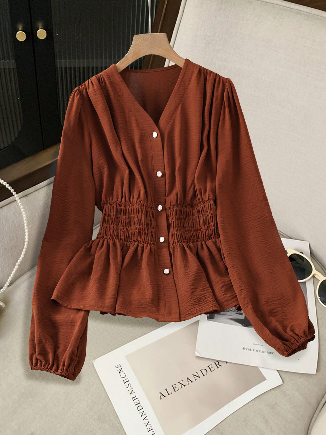 Bluza SHEIN, maro
