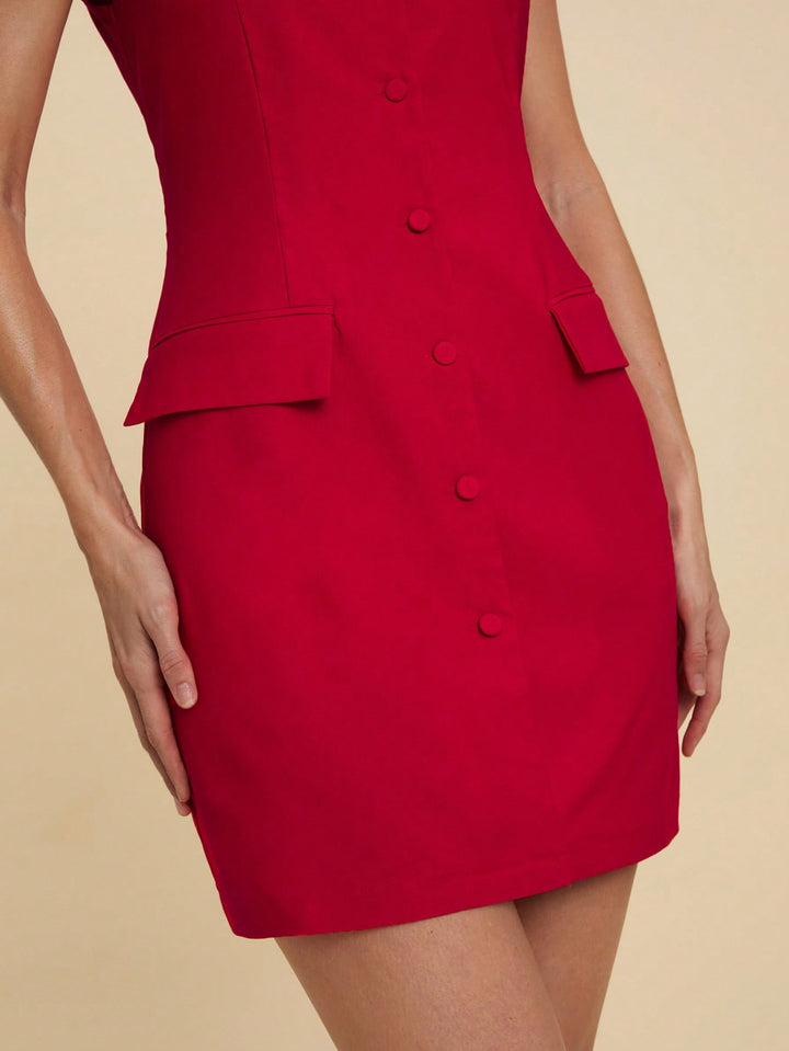 Rochie mini SHEIN, roșu