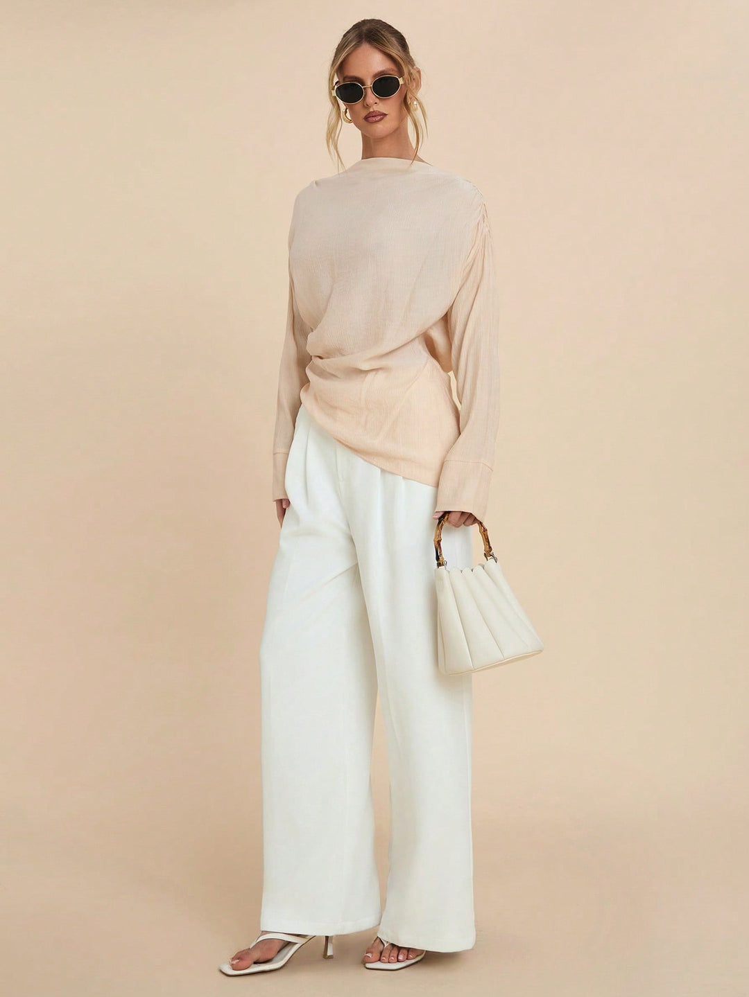 Top SHEIN, portocaliu