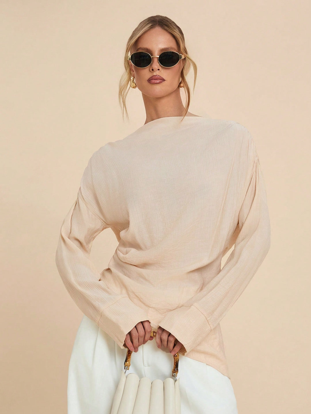 Top SHEIN, portocaliu