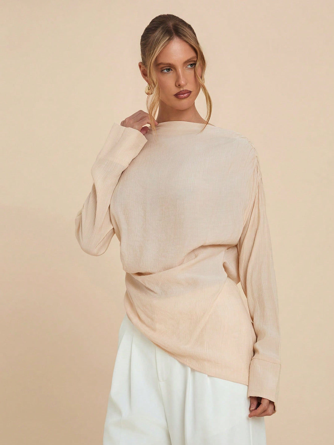 Top SHEIN, portocaliu