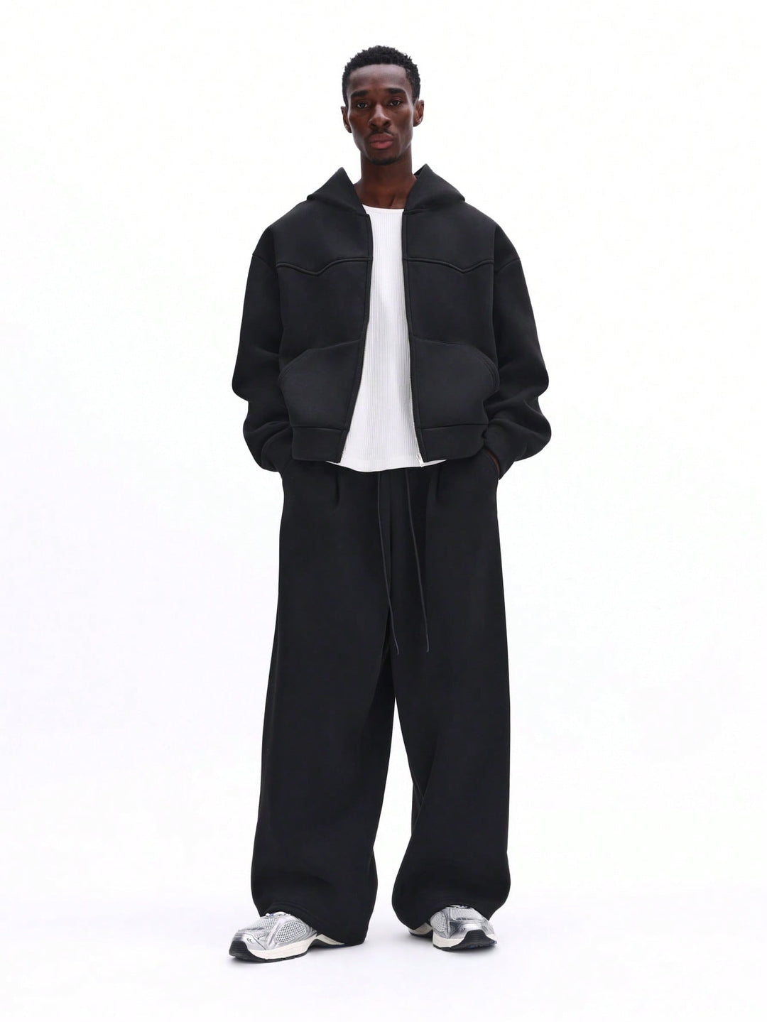 Pantalon SHEIN, negru
