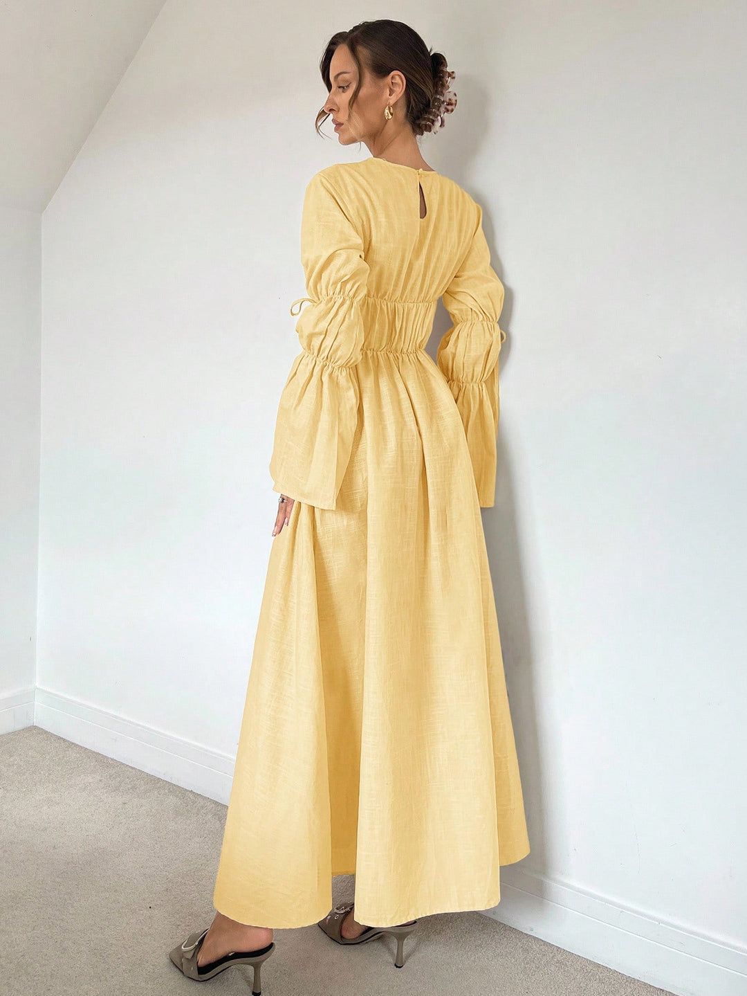 Rochie midi SHEIN, galben