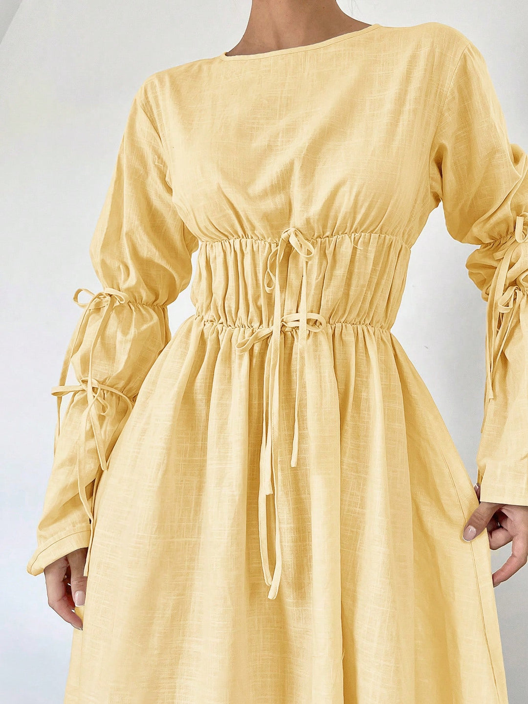 Rochie midi SHEIN, galben