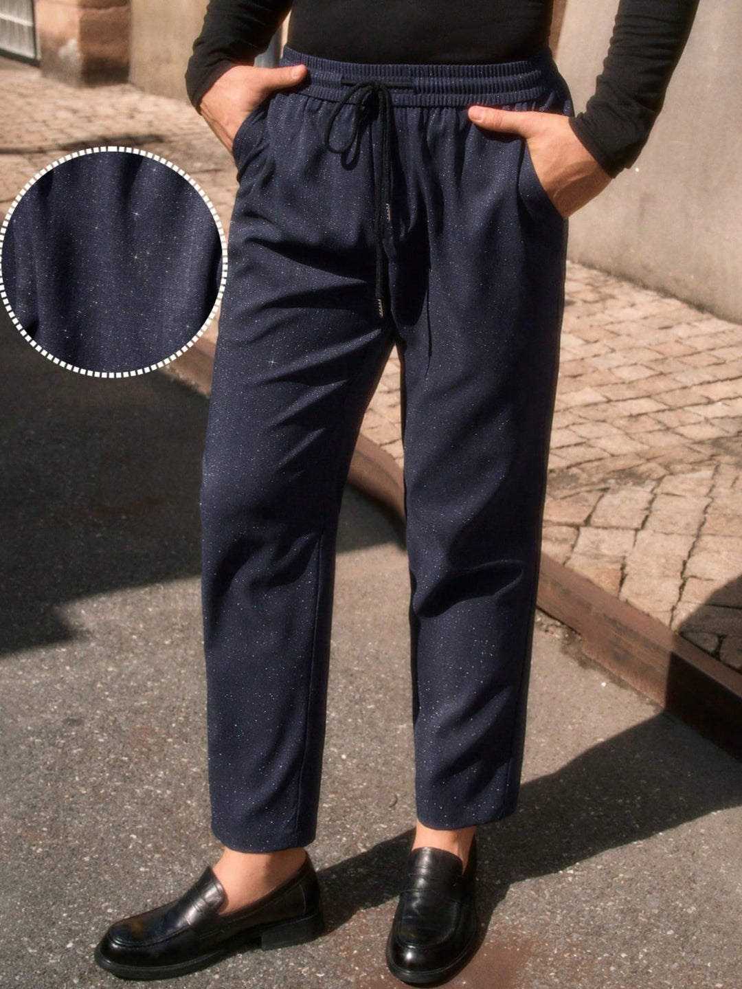 Pantalon SHEIN, albastru