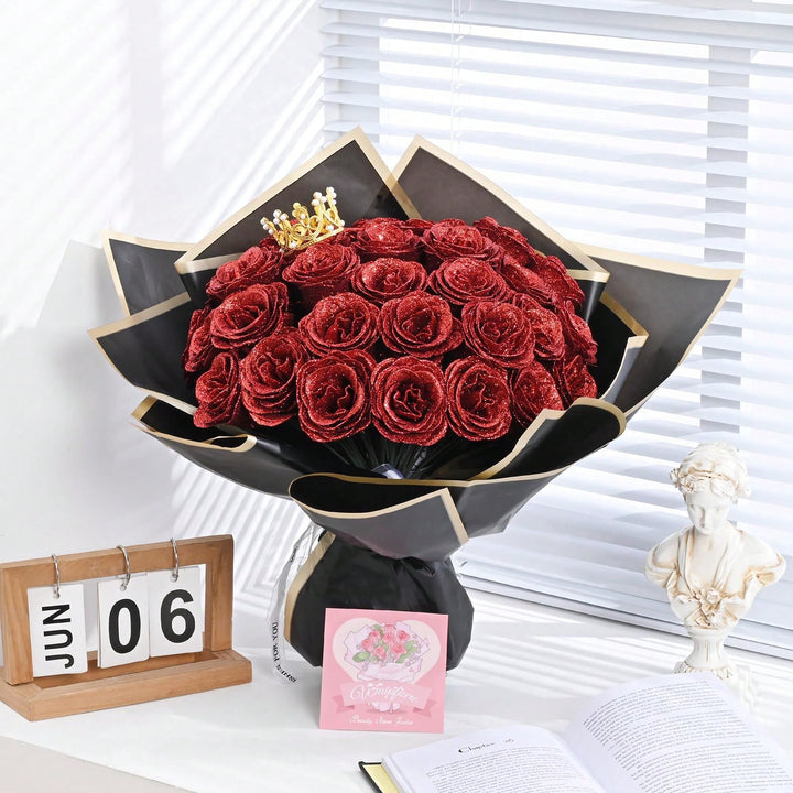 Floari artificiale SHEIN, mix culori