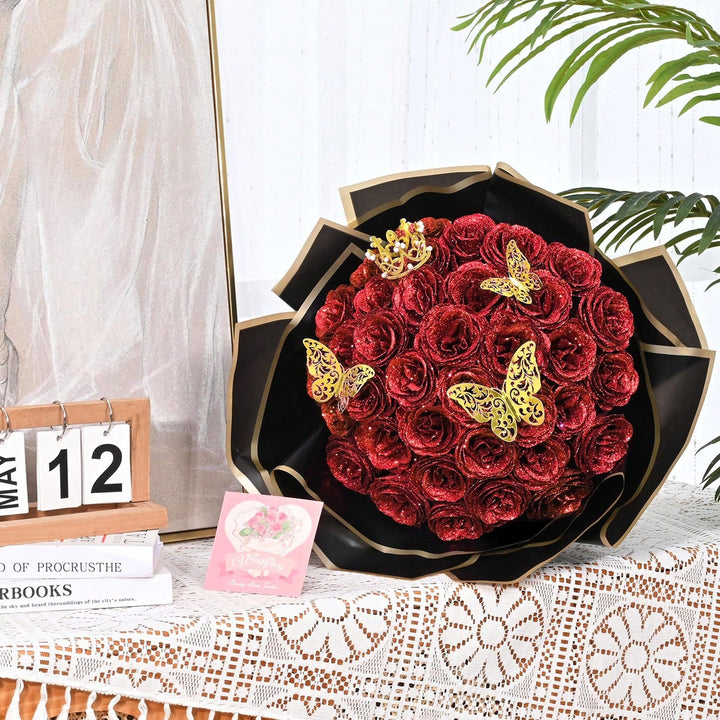Floari artificiale SHEIN, mix culori