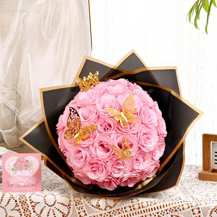 Floari artificiale SHEIN, mix culori