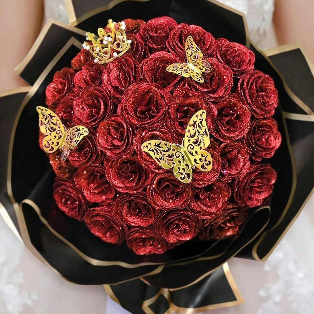 Floari artificiale SHEIN, mix culori