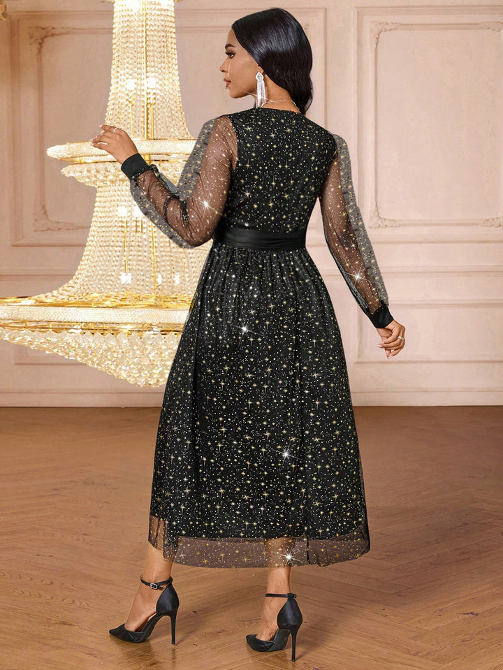 Rochie midi SHEIN, negru