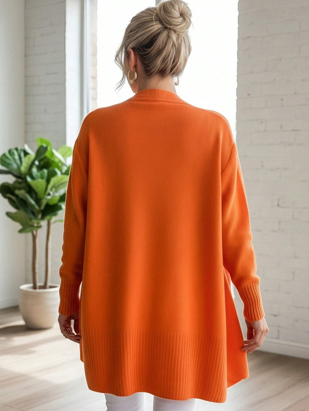 Cardigan SHEIN, portocaliu