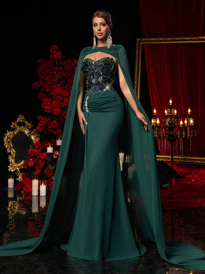 Rochie SHEIN, verde
