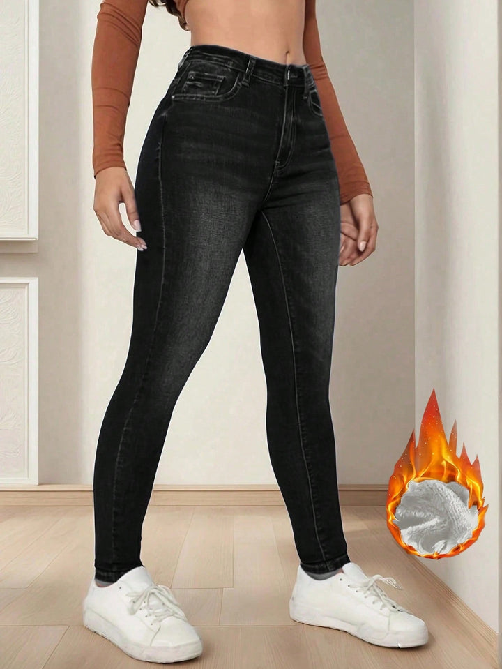 Jeans SHEIN, negru