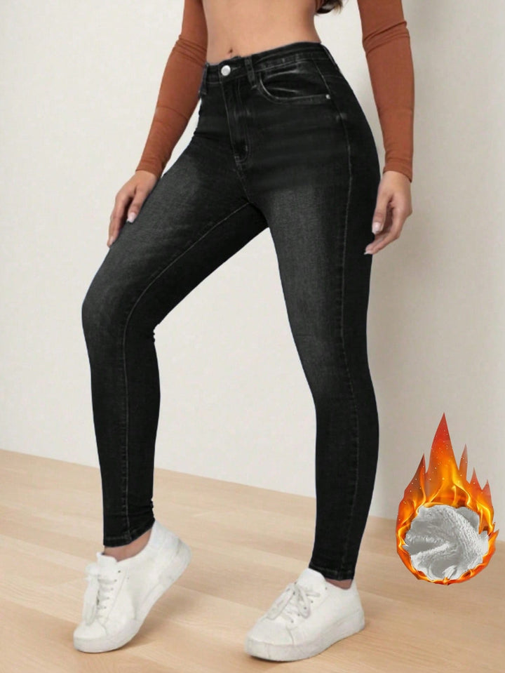 Jeans SHEIN, negru