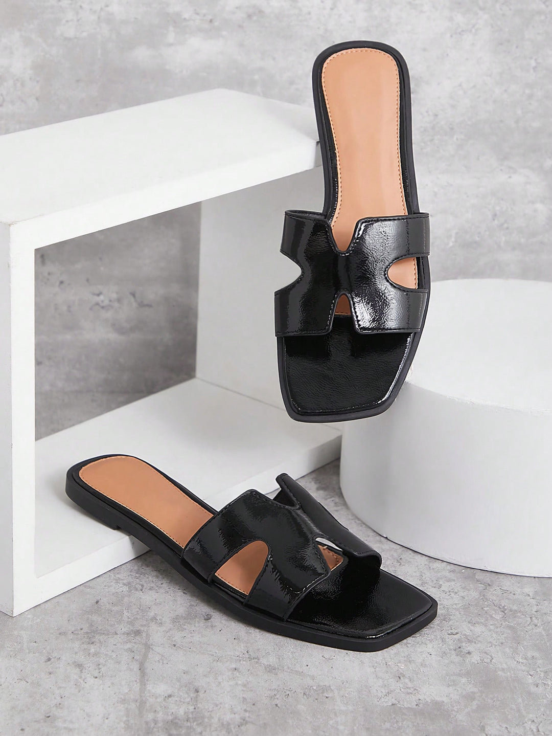 Sandale SHEIN, negru