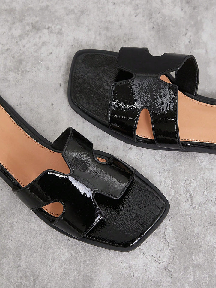 Sandale SHEIN, negru