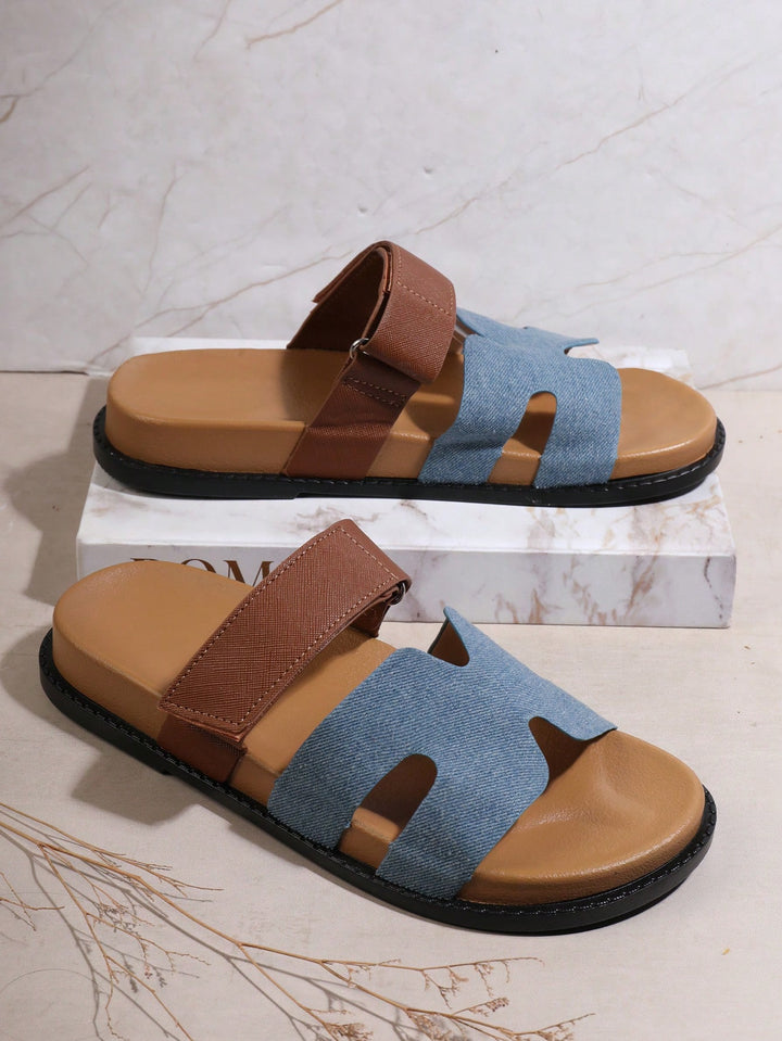 SHEIN papucs, kék