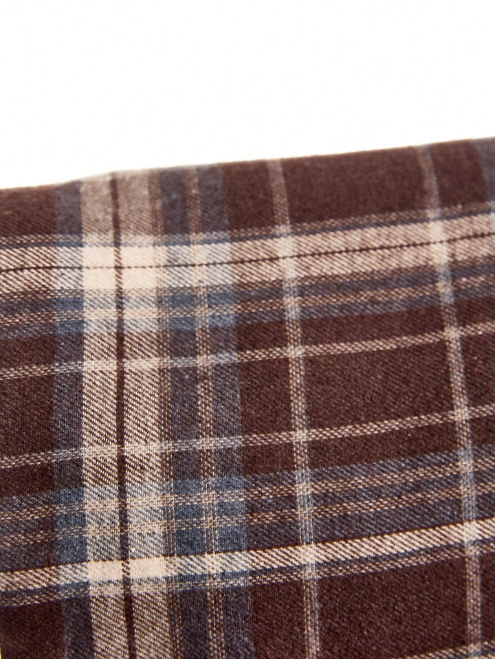 Pantaloni SHEIN, maro