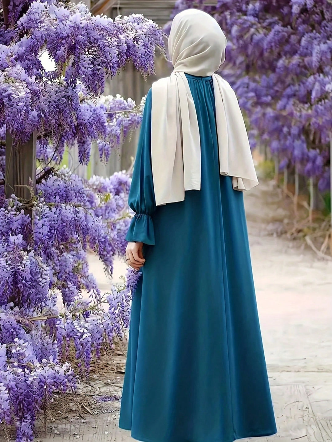 Rochie maxi SHEIN, albastru