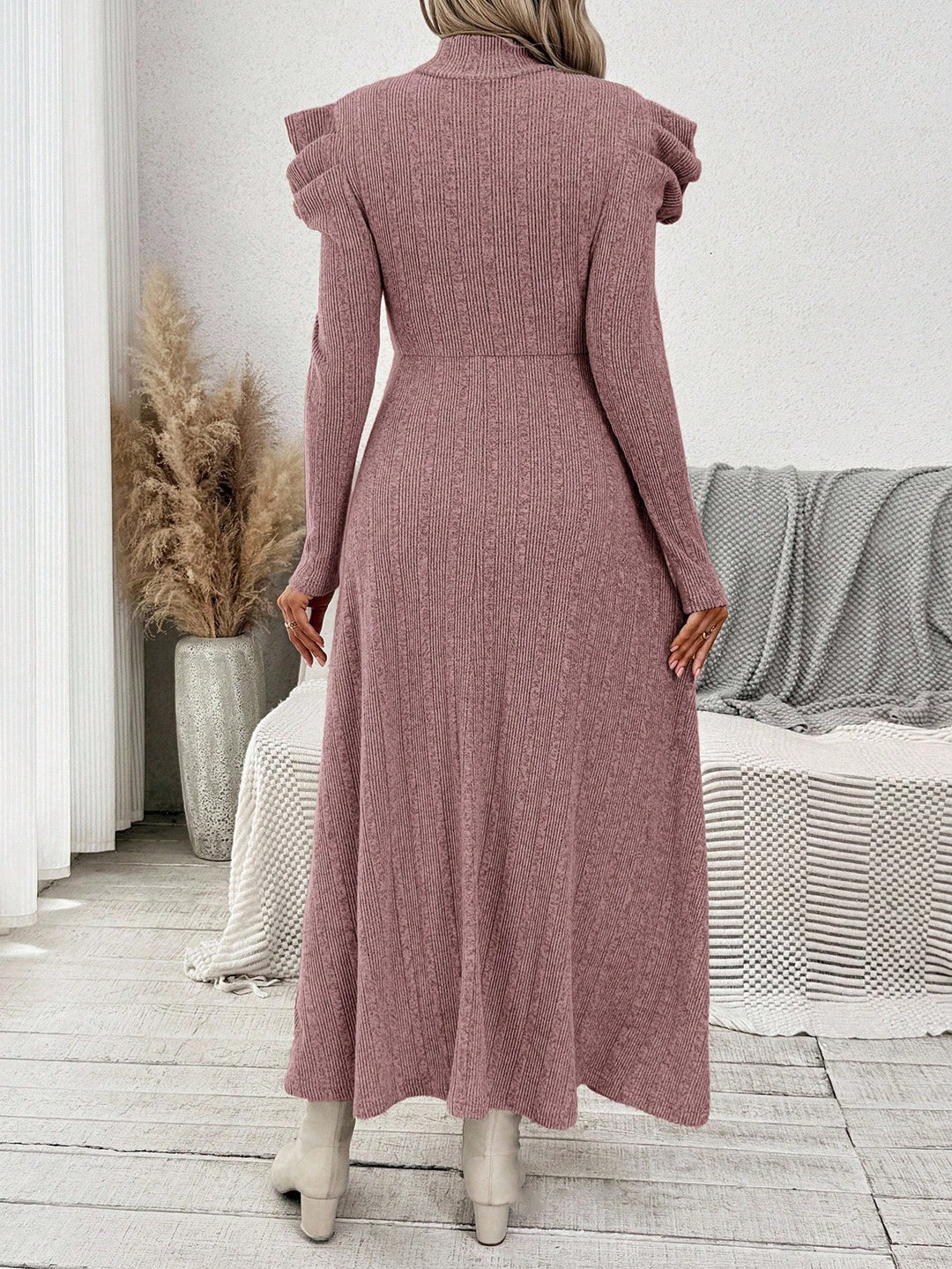 Rochie maxi SHEIN, roz