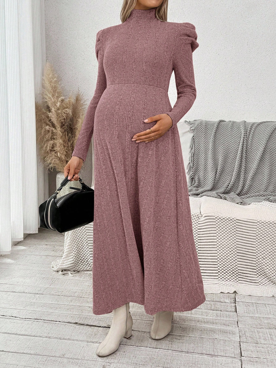 Rochie maxi SHEIN, roz