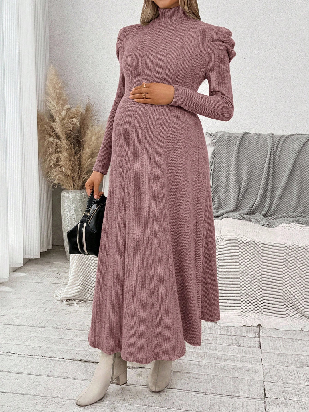 Rochie maxi SHEIN, roz