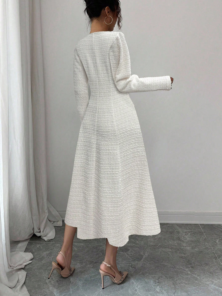 Rochie midi SHEIN, alb