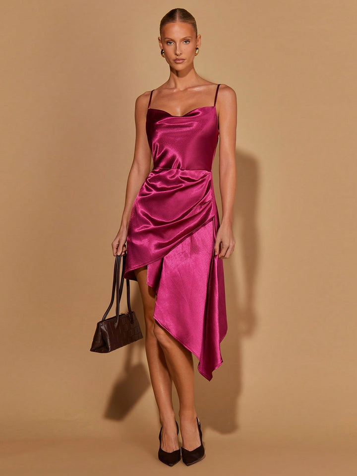 Rochie maxi SHEIN, vișiniu