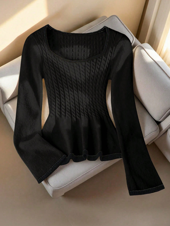 Pulover SHEIN, negru