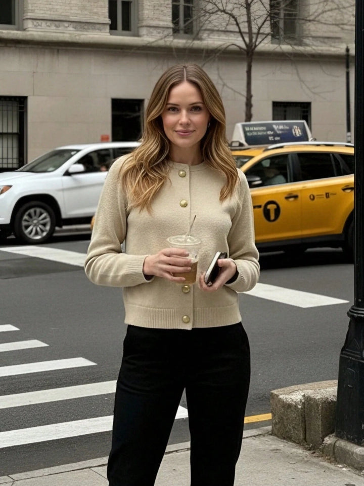 Cardigan SHEIN, bej