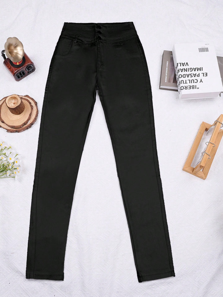 Pantaloni SHEIN, negru